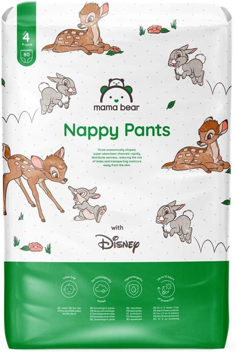 Marque Amazon : Mama Bear Disney Taille 6 (15+ kg) - Pack mensuel, Blanc, 120 pièces (2 paquets de 60)