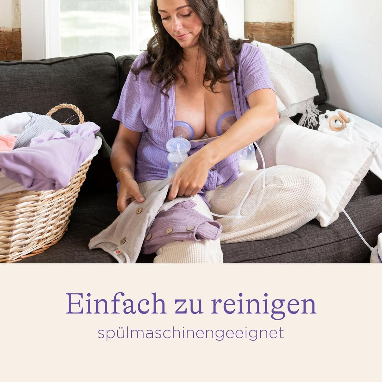 Lansinoh tire-lait avec accessoires d'aspiration - taille S (21 mm), 2 pièces Accessoires d'alimentation et d'allaitement Bebe Naty Shop