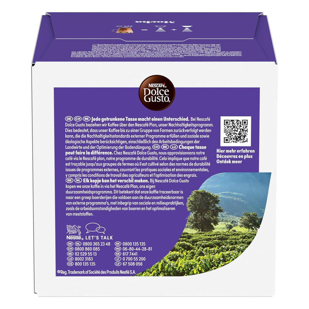 NESCAFÉ DOLCE GUSTO Mocha Kaffeekapseln 3er Pack (3 x 16 Kapseln)