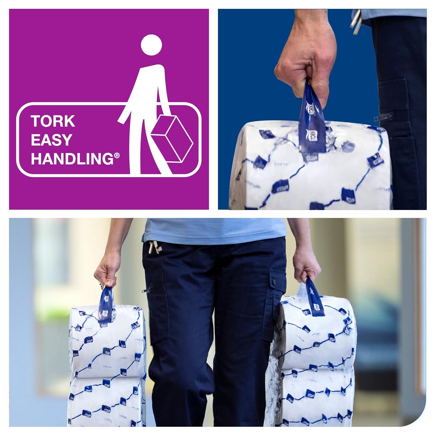 Papier toilette Tork Jumbo blanc T1, avancé, 2 couches, 6 × 380 M, 472118