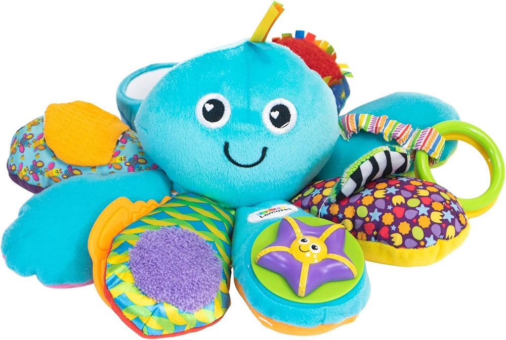 LAMAZE Octivity Time Jouet sensoriel pour bébé, jeu et découverte doux pour bébé, poulpe pour tout-petits à partir de 6 mois, garçons et filles de plus de 1 an Jouets pour bébés Naty Shop