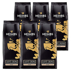 Caffè Crema pour machines à café entièrement automatiques, grains entiers 250 g, paquet de 6