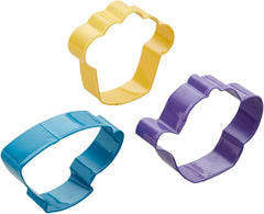 Wilton Tea Party Cookie Tin 3 Pièces : Tea Party Cookie Tins Aluminium Cookie Tins : Tasse à Thé Théière et Muffin Cuisine Cuisson DIY - Set/3