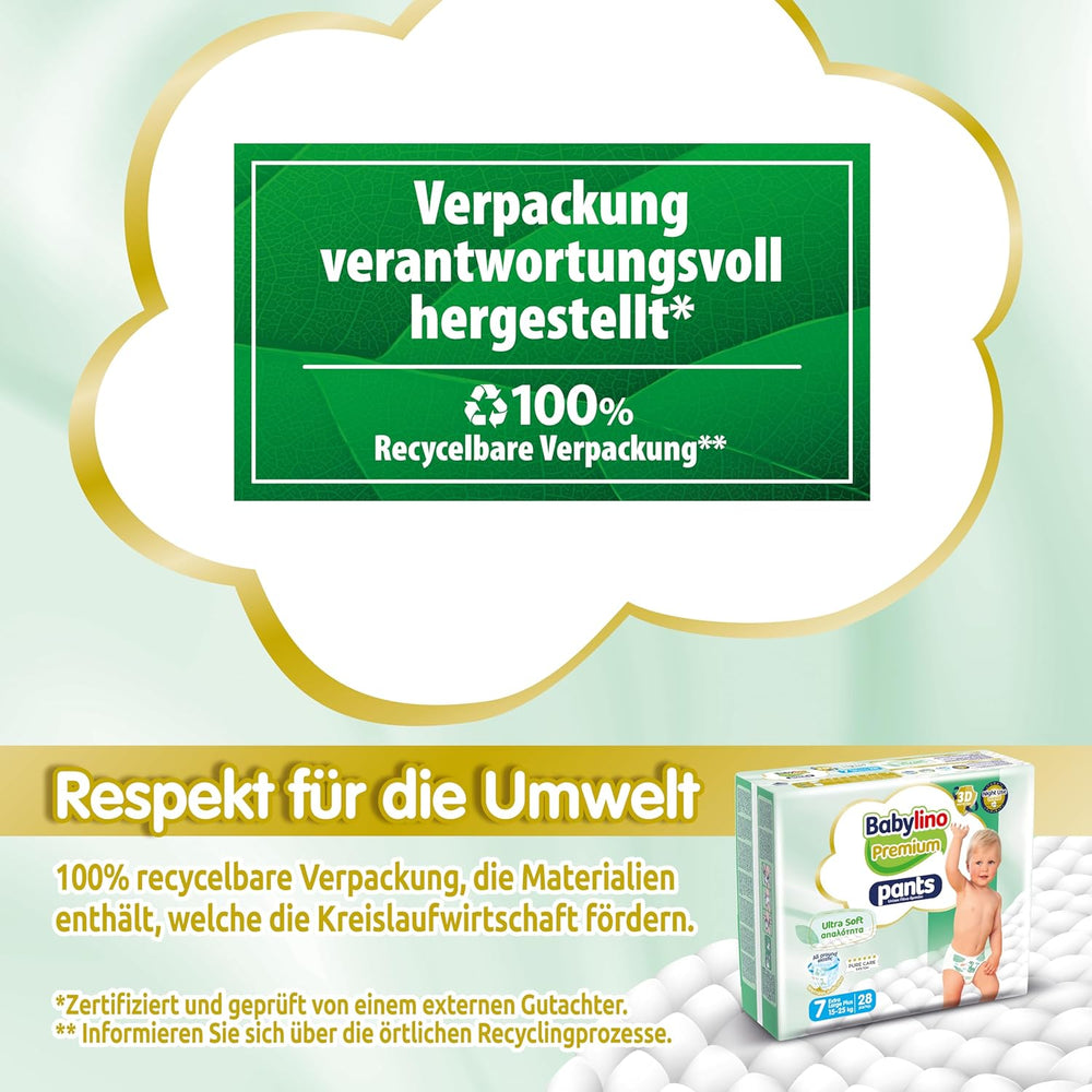 Pantalon Premium, taille 7, filtre ultra doux, XL Plus (15-25 kg), 28 pièces