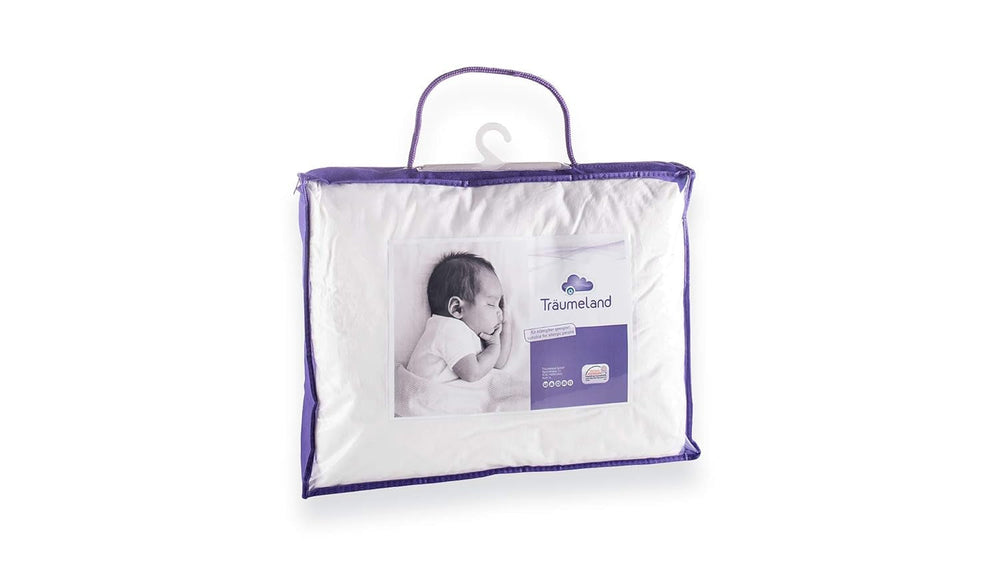 Dreumeland T060183 Coussin Mousse avec Tencel 40 X 60 cm, blanc Oreillers standard Naty Shop