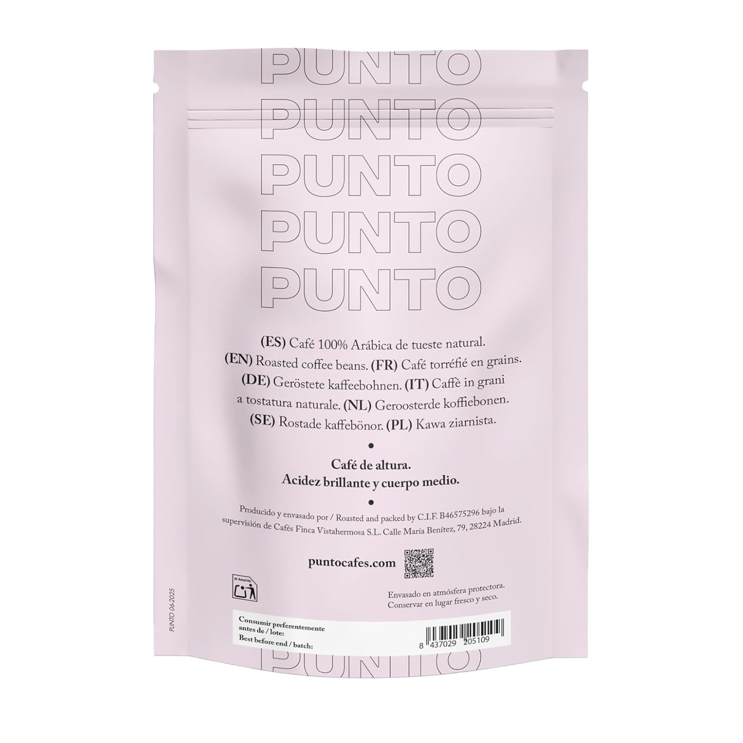 – Café éthiopien moulu – 250 g – Café spécial – Torréfaction moyenne – 100% Arabica – Notes de miel, de cannelle et de chocolat – Acidité intense – Corps moyen