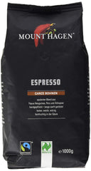 Espresso en grains entiers FairTrade, 1 paquet (1 x 1 kg) - Biologique
