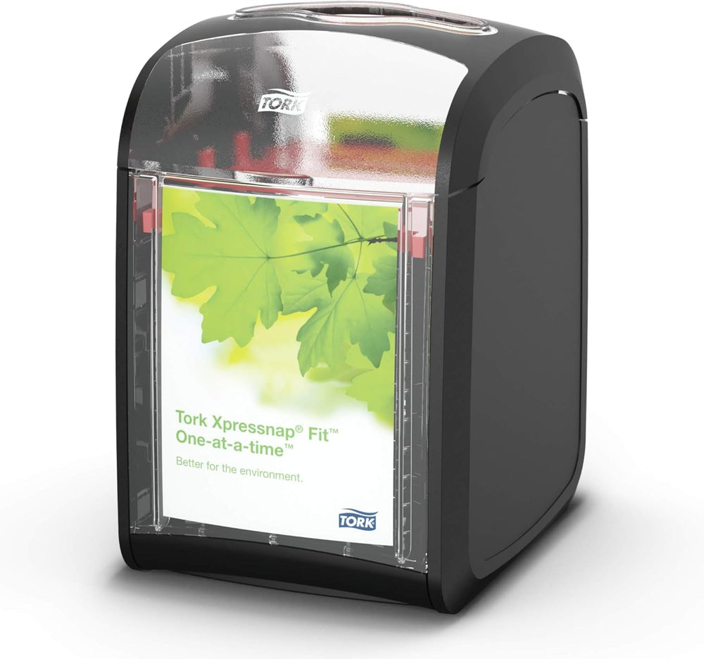 Tork Xpressnap Fit Distributeur de serviettes – 15830 – Distributeur de serviettes avancé N14 Serviettes réutilisables – 2 épaisseurs, blanc – 720 pièces, taille moyenne