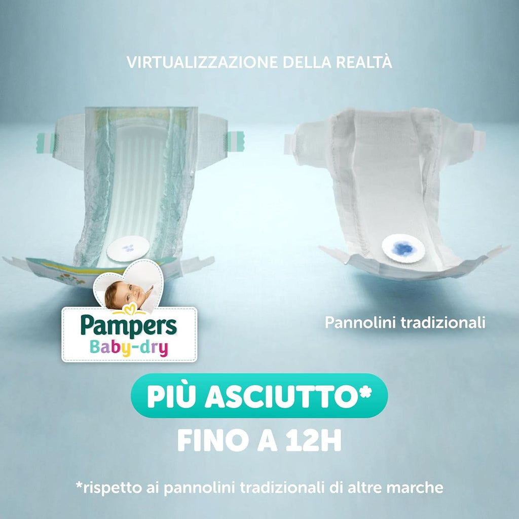 Pampers Baby Dry Junior mărimea 5 (11-25 kg), 192 scutece Mama si Copilul Naty Shop