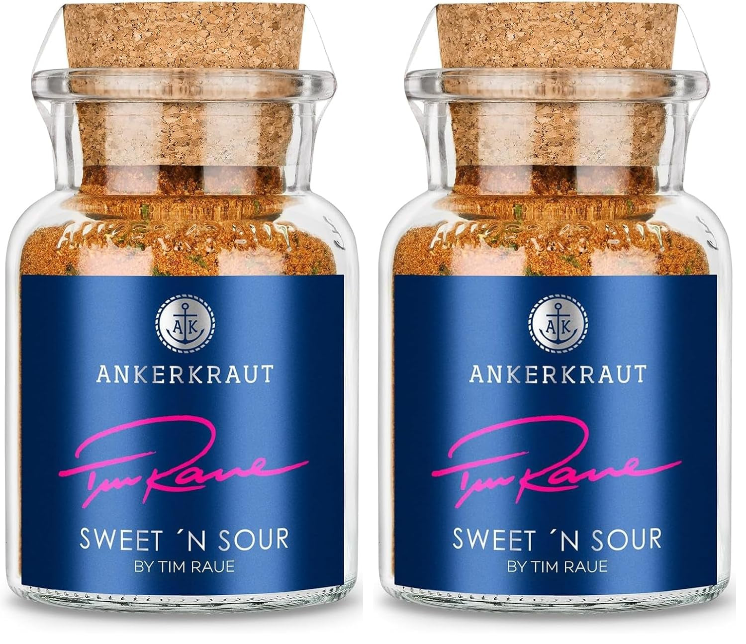 Ankerkraut Smoky Fries de Tim Raue, divers ingrédients pour pommes frites, pommes gourmandes avec arôme raffiné, 145 g dans un verre Korkenglas