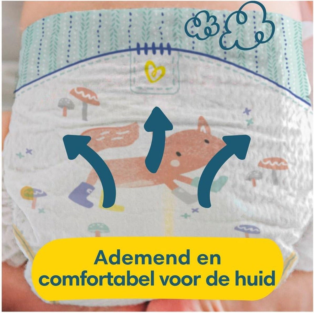 Pampers Premium Protection Taille 6, 74 couches, 13 kg+, #1 pour le confort et la protection des peaux sensibles