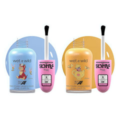 Wet n Wild Alice in Wonderland „In a World of My Own”, set de 2 oje cu o formulă cu uscare rapidă și de lungă durată, finisaj lucios, rezistă până la 5 zile