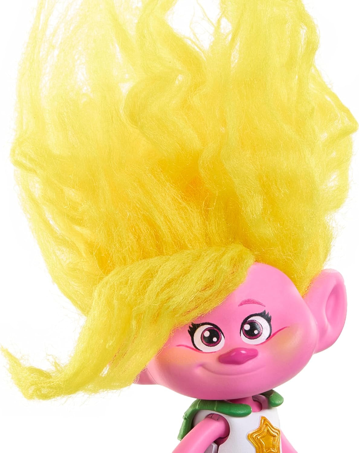 Mattel DREAMWORKS TROLLS Together Strong - Queen Poppy, Viva, Branch, Guy Diamond avec Tiny Diamond avec cheveux en peluche et 5 articulations, pour 3 ans et plus, HNF07 Naty Shop Dolls