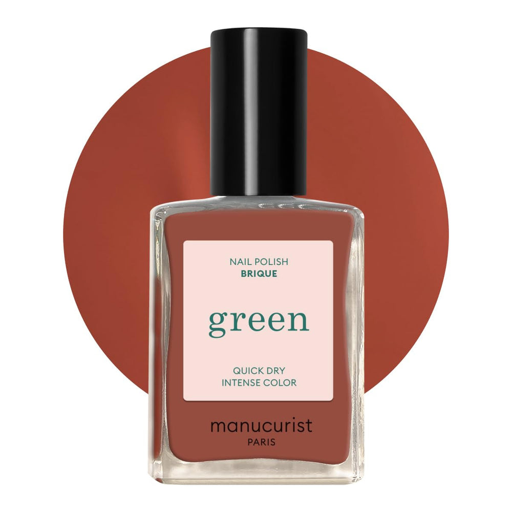 Manucurist Green - Oja Rosy Beige Shell Beige - Oja cu Uscare Rapidă - DIY Nails - Vegană 12-Free - Pe Bază de Plante - Oja - Fabricată în Franța