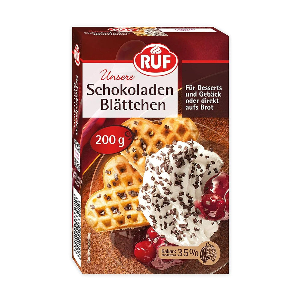 RUF, morceaux de chocolat au lait, 200 grammes Sprinkles Naty Shop Flocons de chocolat