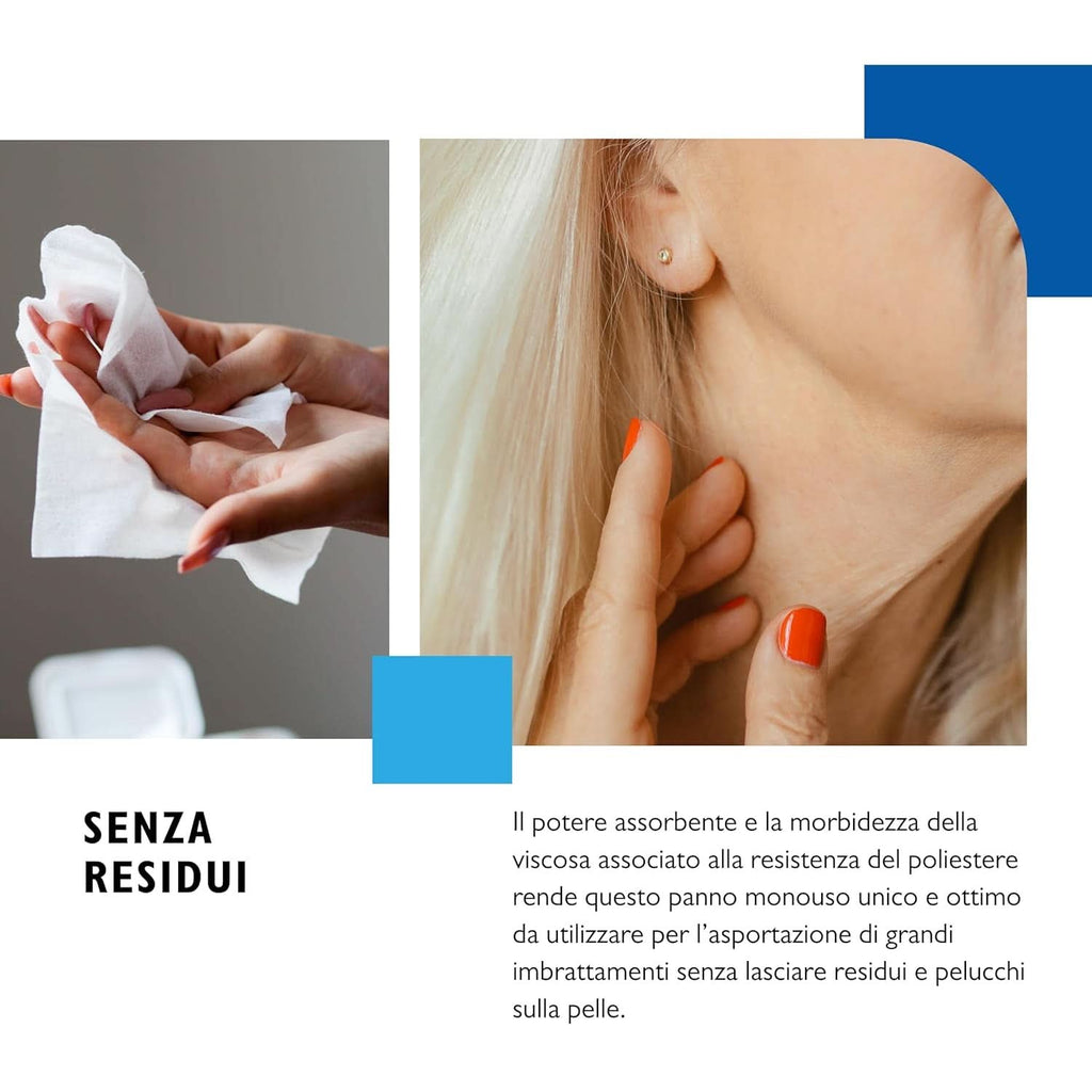 BIODERM Cellusoft - Laveta moale de unica folosinta din vascoza si poliester Servetele Umede Bebelusi Naty Shop