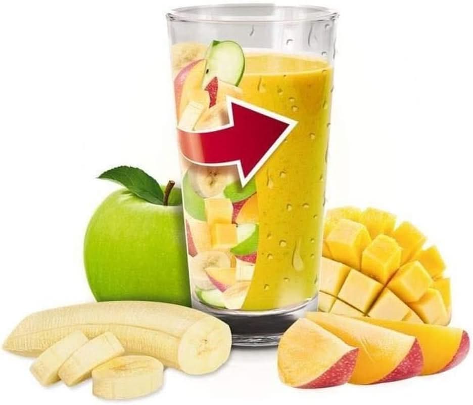 Blendforce-Mixer, 600 W, 2 Geschwindigkeiten+Pulsfunktion, 2 L Gesamtkapazität, Intelligentes Schließsystem, Einfache Reinigung, Luftkühlung, 3 Minuten Kontinuierliches Mischen LM420510 Mama si Copilul Naty Shop