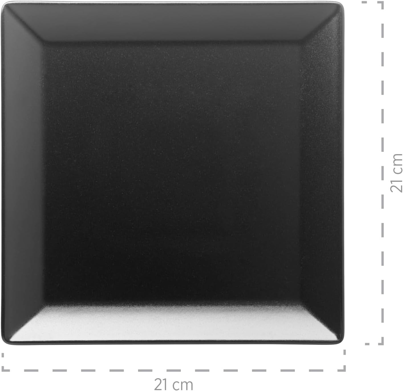 MÄSER Manhattan City, service de table en porcelaine Pour 6 personnes, noir Services de table Naty Shop