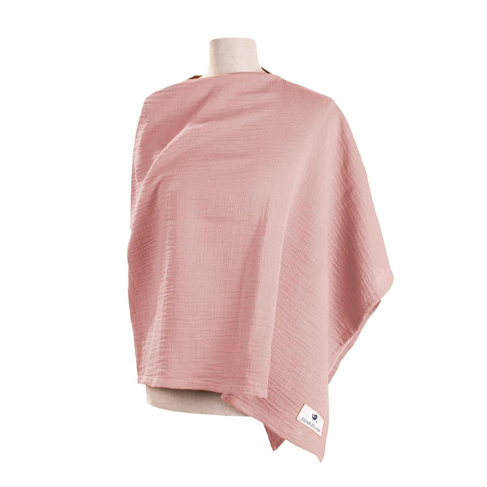 Blouse d'allaitement Julius Zöllner en mousseline 100% coton, OEKO-TEX STANDARD 100, Made in Germany Accessoires Alimentation et Allaitement Bebe Naty Shop Vieux rose