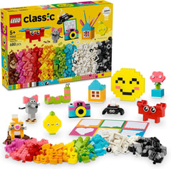 LEGO Classic Creative Fun Box, Briques de construction colorées pour un jeu de rôle imaginatif, Ensemble de construction pour débutants, Jouets pour filles et garçons à partir de 5 ans, Modèles reconstructibles 11042 Ensembles de construction Besuche den LEGO-Store Titre par défaut