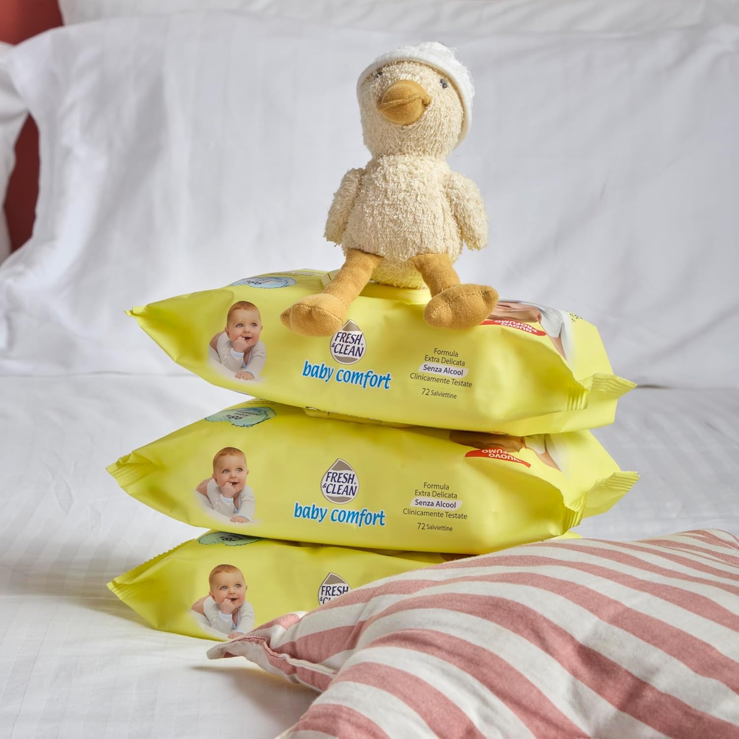 Lingettes humides, 72 pièces