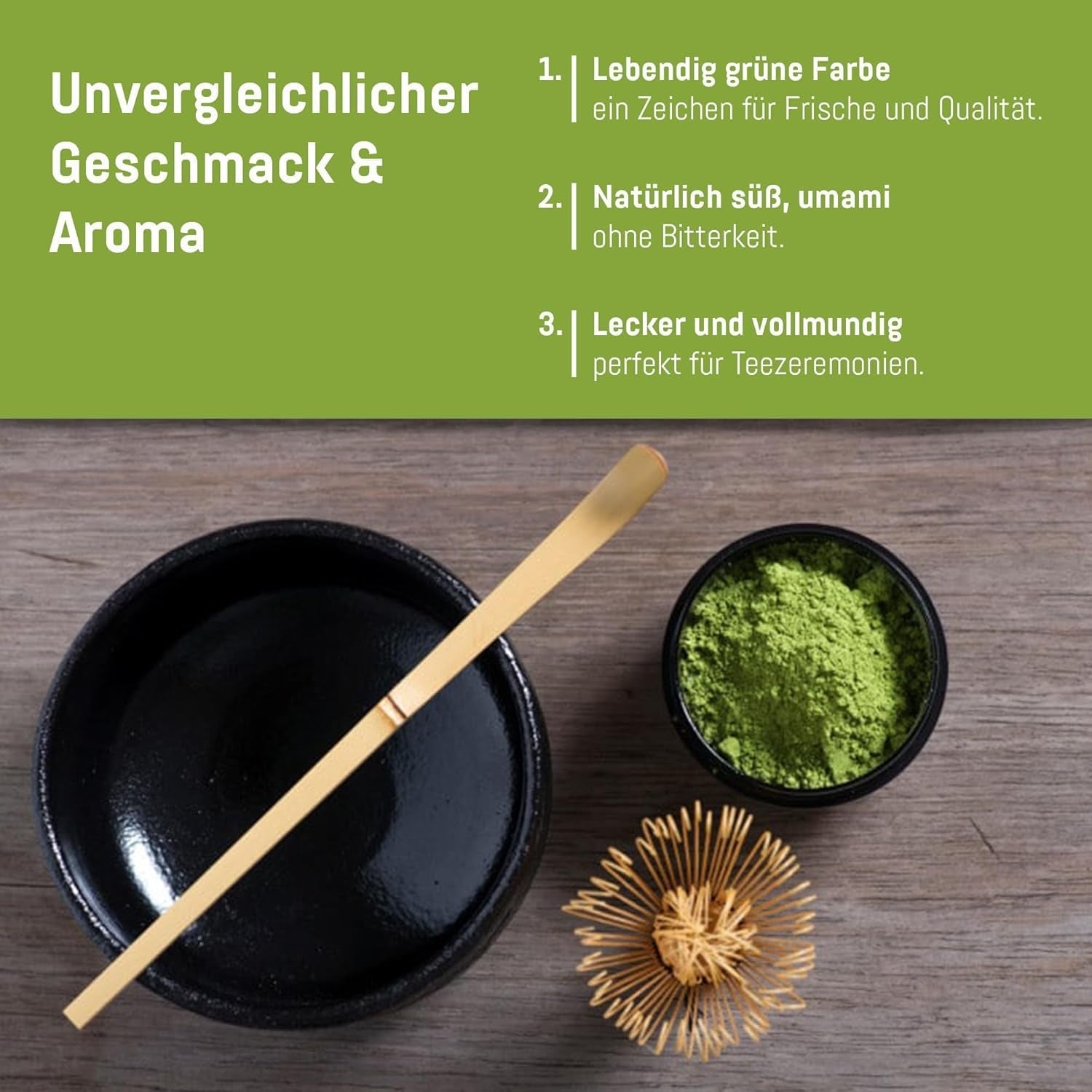 UJI de qualité cérémonielle - Boîte 30g - Bio - Matcha 100% japonais - Première récolte - Matcha pur - Moulu