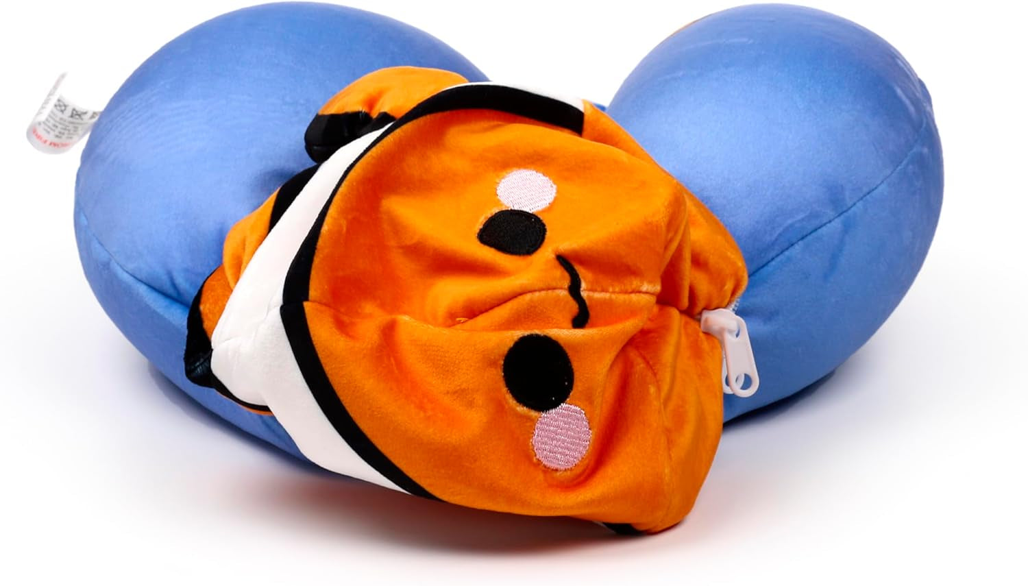 Puckator Swapseazzz Adoramals océan poisson-clown oreiller de voyage et peluche 2 en 1 Oreillers de voyage Naty Shop