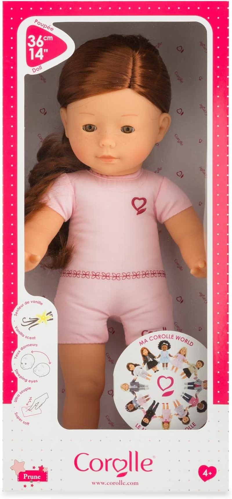 Corolle 9000200070 - MaCorolle, Prune, poupée française au parfum talisman et vanille