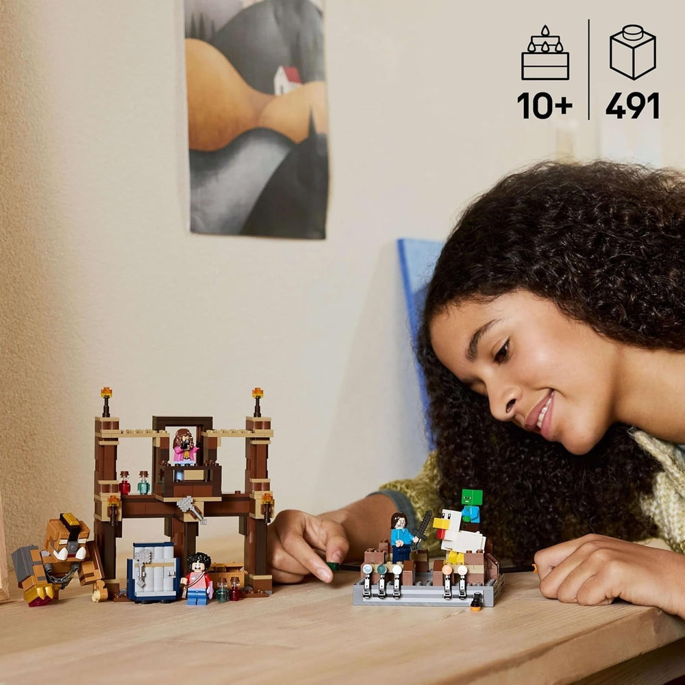LEGO Minecraft Forest Manor avec ring de boxe - Set de jeu avec zombies et Oberborst - Jouet de construction interactif avec équipement et pistes - Cadeau pour garçons et filles à partir de 10 ans - 21272 Jeux de construction Besuche den LEGO-Store