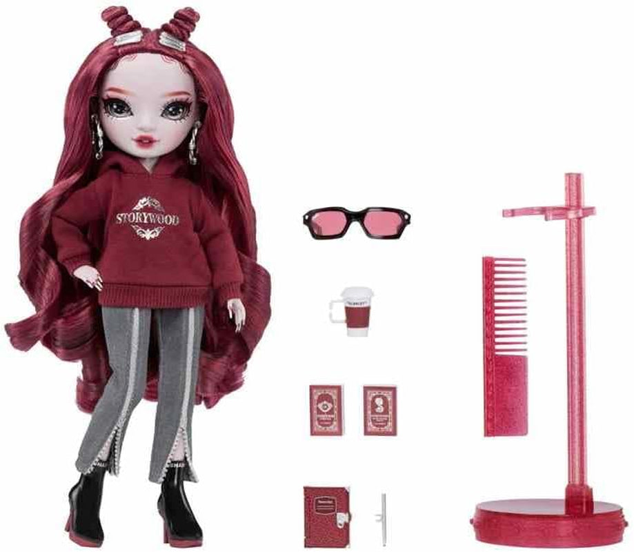 Rainbow High Shadow High Series 3 - Scarlett Rose - Poupée mannequin marron - Tenue tendance et plus de 10 accessoires de jeu colorés - Idéal pour les 4-12 ans et les collectionneurs