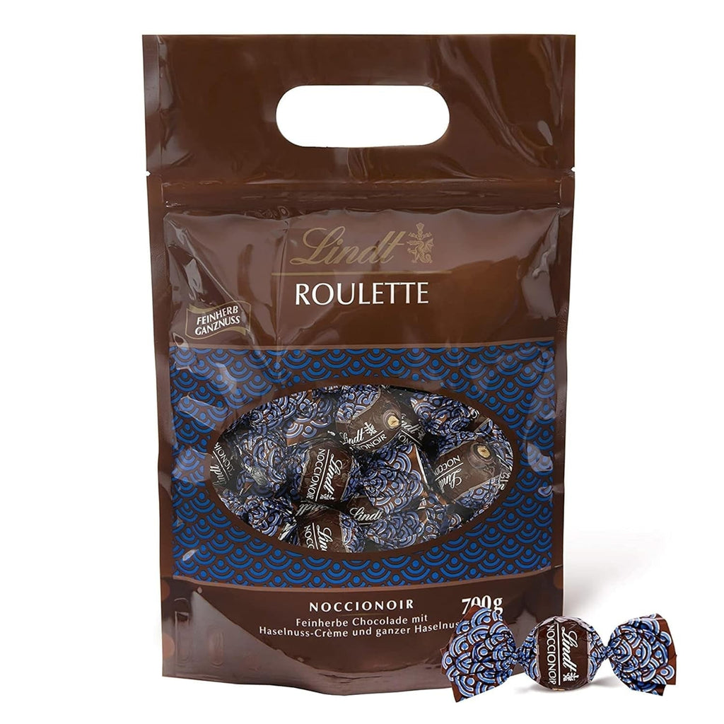 Lindt Ciocolata ROULETTE Balls Noccionoir, 700 grame Bomboane de Ciocolata Naty Shop