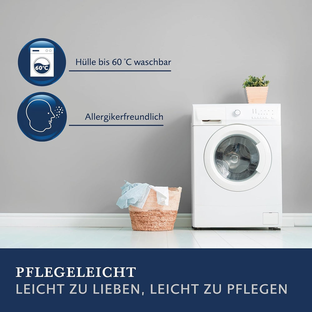 Billerbeck Pillow S20 Latex - Oreiller cervical en 40 X 80 Cm - Oreiller de soutien cervical avec âme en latex souple, oreillers standards Naty Shop blanc