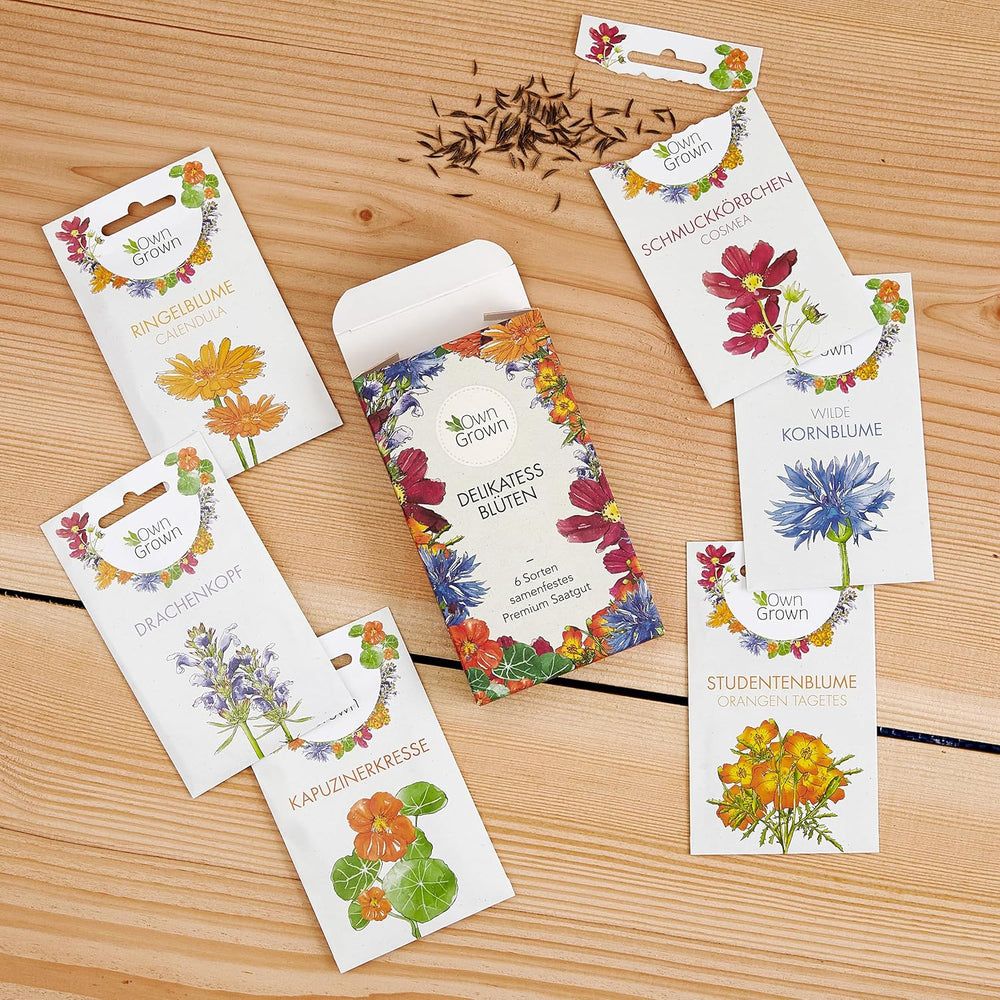 Semințe de Cosmos (Pestrițe): Semințe de Cosmos Premium pentru 100 de plante Cosmos cu flori – Semințe de flori comestibile – Semințe de flori colorate – Semințe de flori sălbatice de la OwnGrown