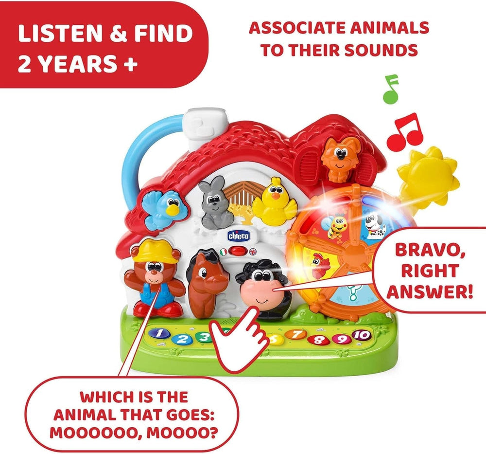 Chicco Ma New Farm, bilingue, empilable Naty Shop Jouets pour bébé