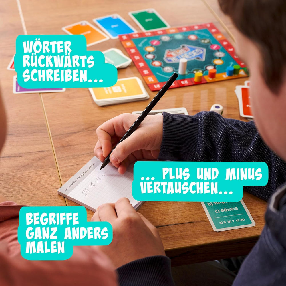 Noris 606062080 - Jeu de société (jeu de cartes à partir de 10 ans) - combiné avec le jeu de cartes - jeu de simulation complet pour enfants et adultes pour 3 à 6 joueurs