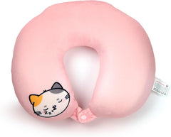 Puckator Swapseazzz Oreiller de voyage en peluche 2 en 1 Lola La Gatta Blanc Oreillers de voyage standard Naty Shop