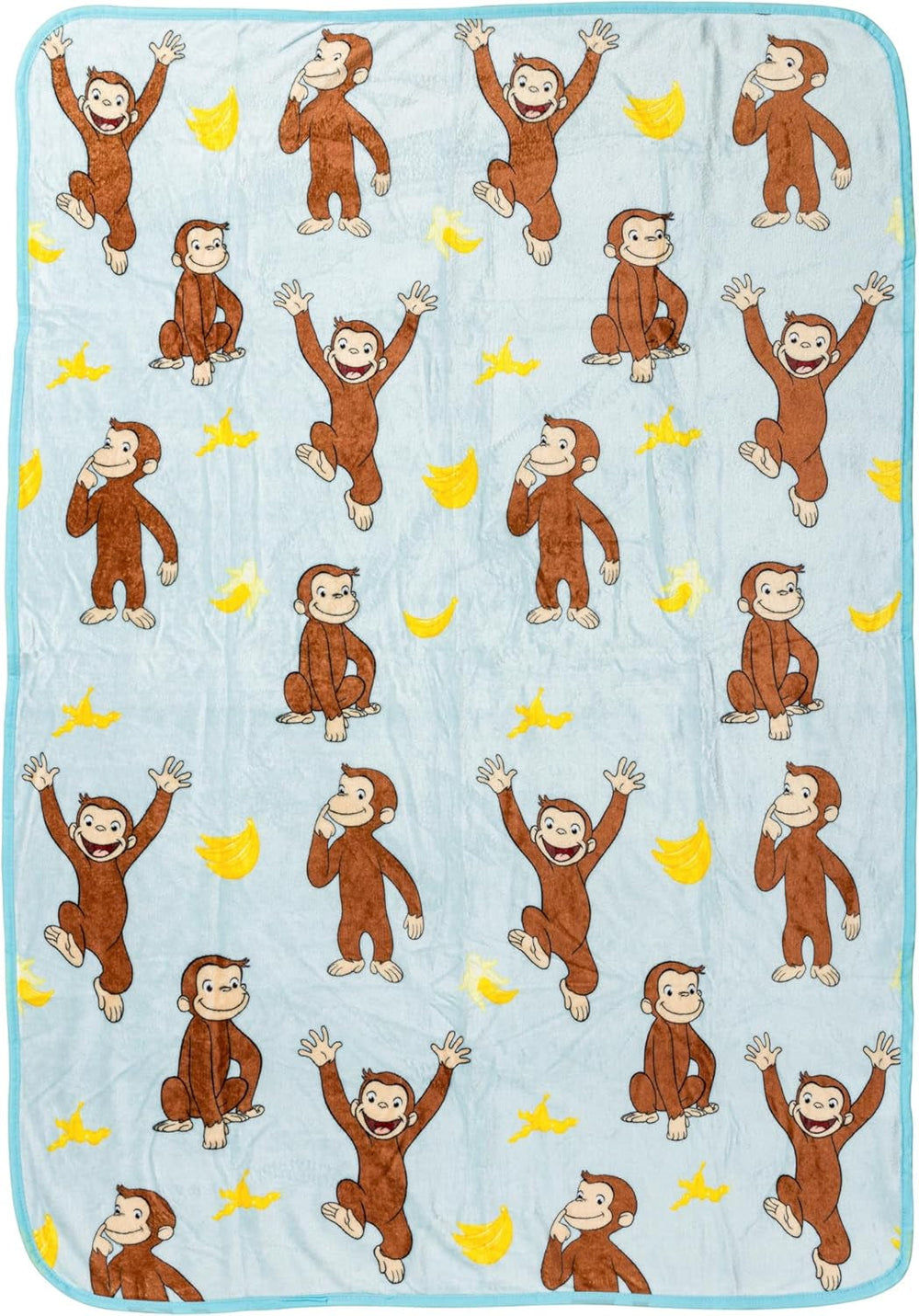 Couverture suspendue Silver Buffalo Garfield, polaire, 114,3 X 152,4 cm Lits et couvertures Silver Buffalo Curious George Bananas