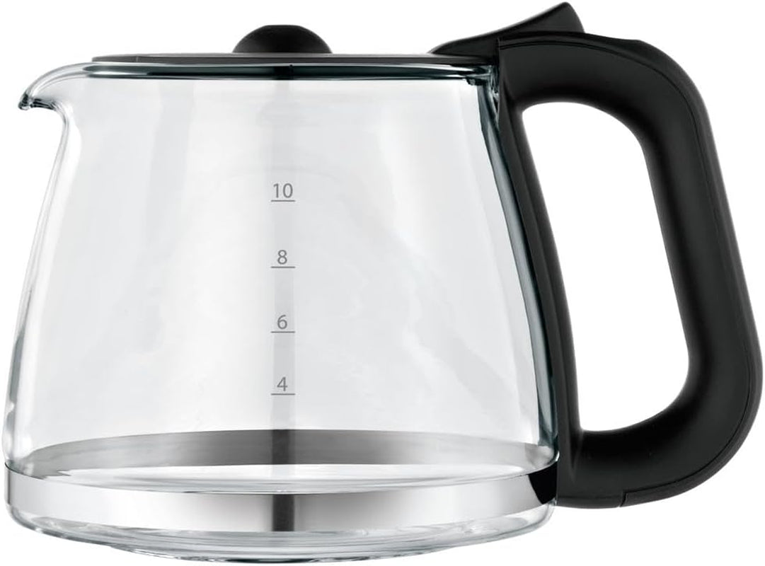 Machine à expresso WMF Bueno avec carafe en verre, café filtre, 10 tasses, bouton marche/arrêt, système anti-goutte, filtre oscillant, arrêt automatique, plaque chauffante, 1000 W