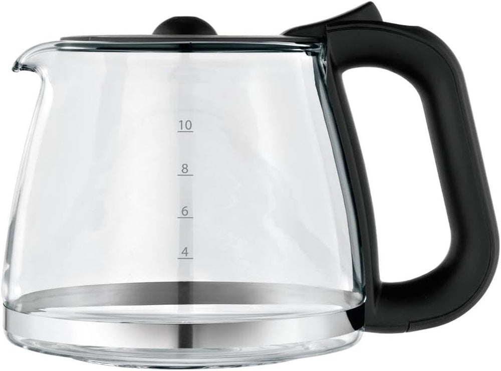 Machine à expresso WMF Bueno avec carafe en verre, café filtre, 10 tasses, bouton marche/arrêt, système anti-goutte, filtre oscillant, arrêt automatique, plaque chauffante, 1000 W