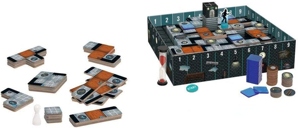 Moïse. Sebastian Fitzek Underground, un jeu de thriller 3D innovant pour les fans d'escape game, un jeu de société coopératif de Marco Teubner avec différents niveaux de difficulté, à partir de 12 ans.