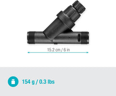 Réducteur de pression pour système d'irrigation Gardena : Régulateur de pression pour une pression d'eau constante jusqu'à 3,1 bar, accessoire d'irrigation de jardin pour compenser les fluctuations de pression (8200-20)