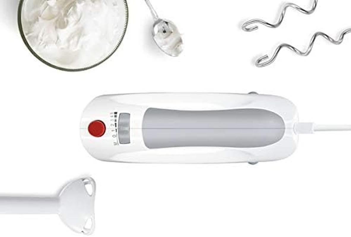 Bosch Hausgeräte MFQ3540 Handrührer, Grau, Weiß, 7,7 cm L X 20,1 cm L X 14,1 cm H Cuisine Naty Shop