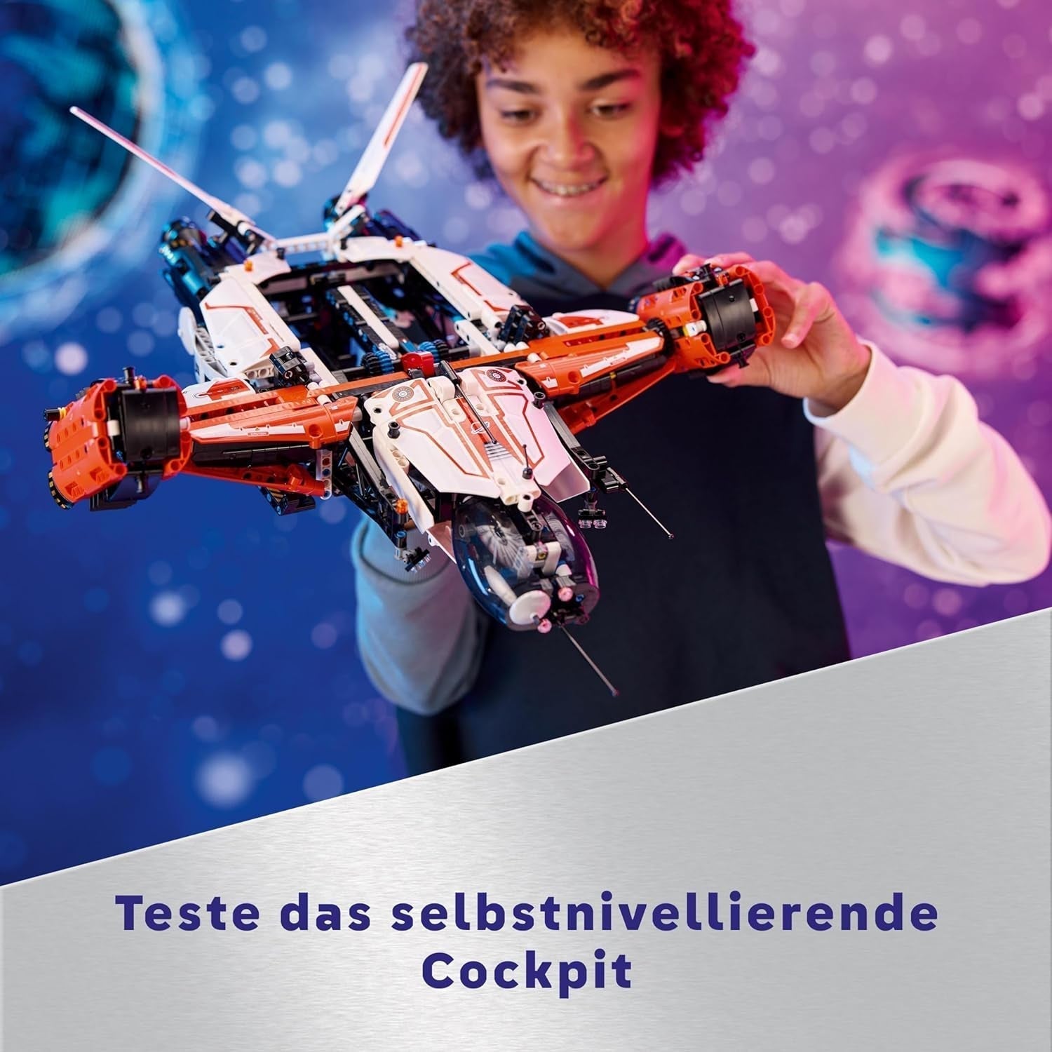 LEGO Technic Vtol Space Transporter LT81, ensemble de construction spatiale, jouet spatial, vaisseau spatial, coffret de jeu Mini Rover, cadeau pour garçons et filles de plus de 10 ans 42181 Ensembles de construction Besuche den LEGO-Store