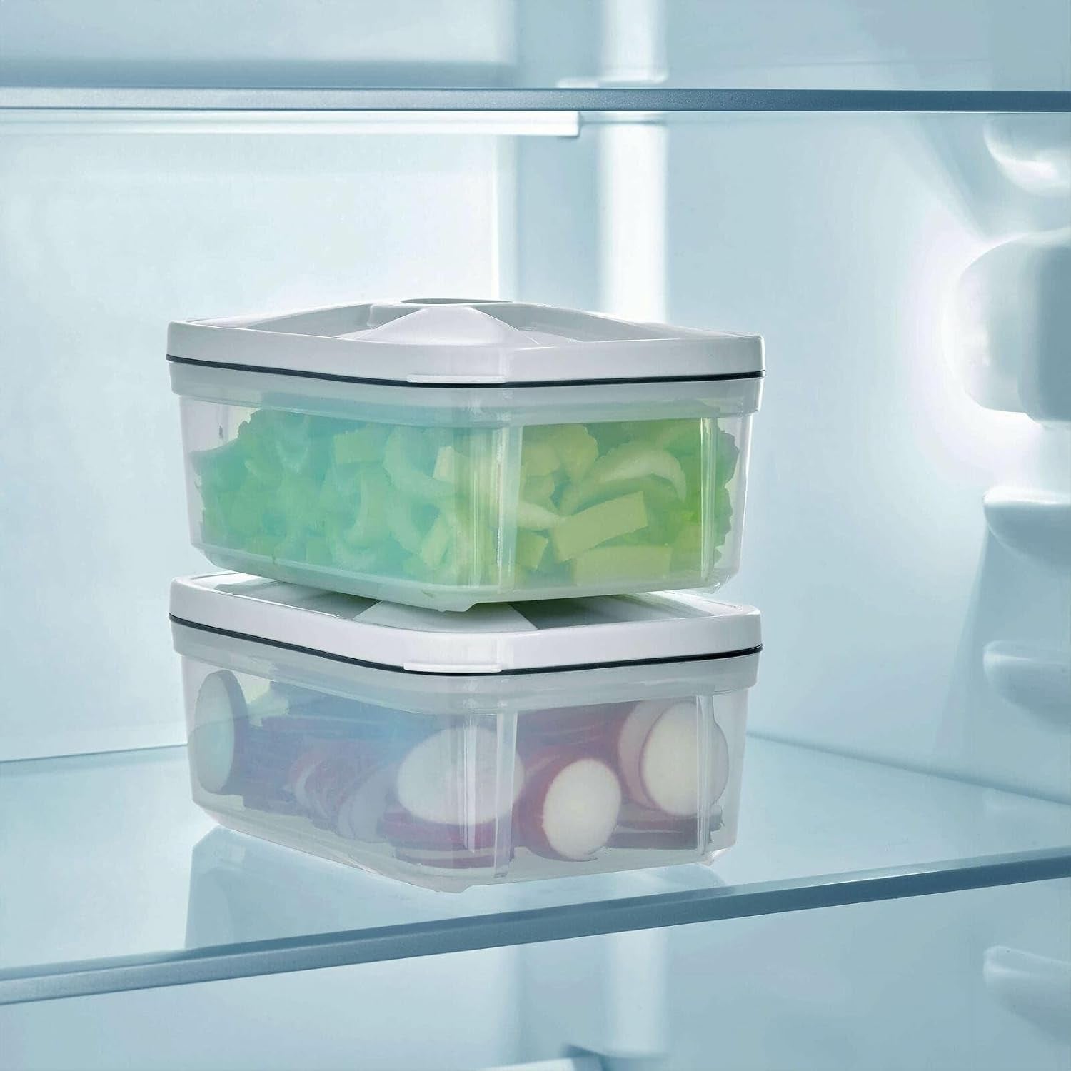 Récipient sous vide SEVERIN, récipient sous vide durable d'un volume de 0,75 litre par récipient, 2 ensembles, transparent, plastique, appareils de cuisine, ZB 3620 Boîtes de conservation des aliments Naty Shop