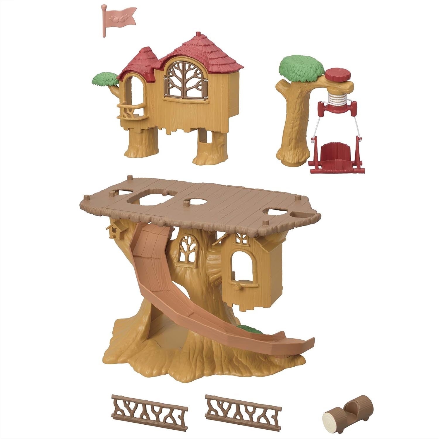 Sylvanian Families 5494 Adventure Tree House - Ensemble de jeu pour maison de poupée Dollhouses Naty Shop