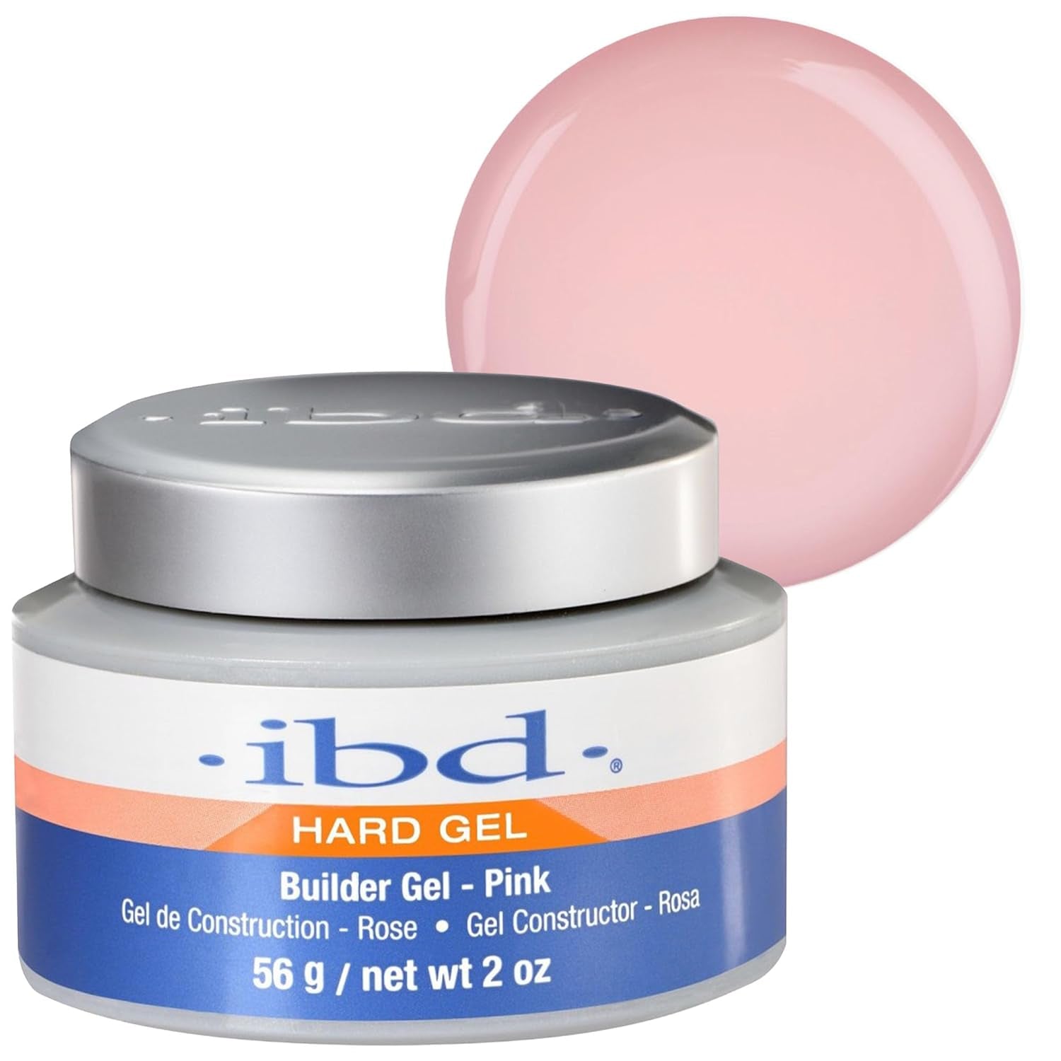 Gel dur IBD – Gel de construction transparent 1 paquet (1 x 14 g) – Fabriqué aux États-Unis – Gel de construction de qualité supérieure pour ongles en gel