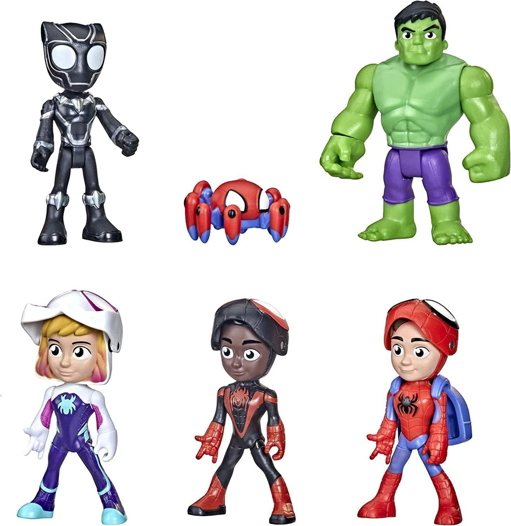 Hasbro Spidey and His Amazing Friends Masked Heroes Multipack, figuri de acțiune înalte de 10 cm, pentru copii cu vârsta peste 3 ani F1486 Action figures Naty Shop Dezvăluirea eroului
