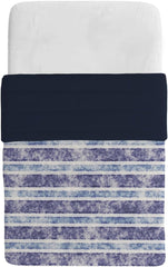 Couverture d'été basique, microfibre, rayures jeans, 200X240Cm Quilts et couettes Naty Shop