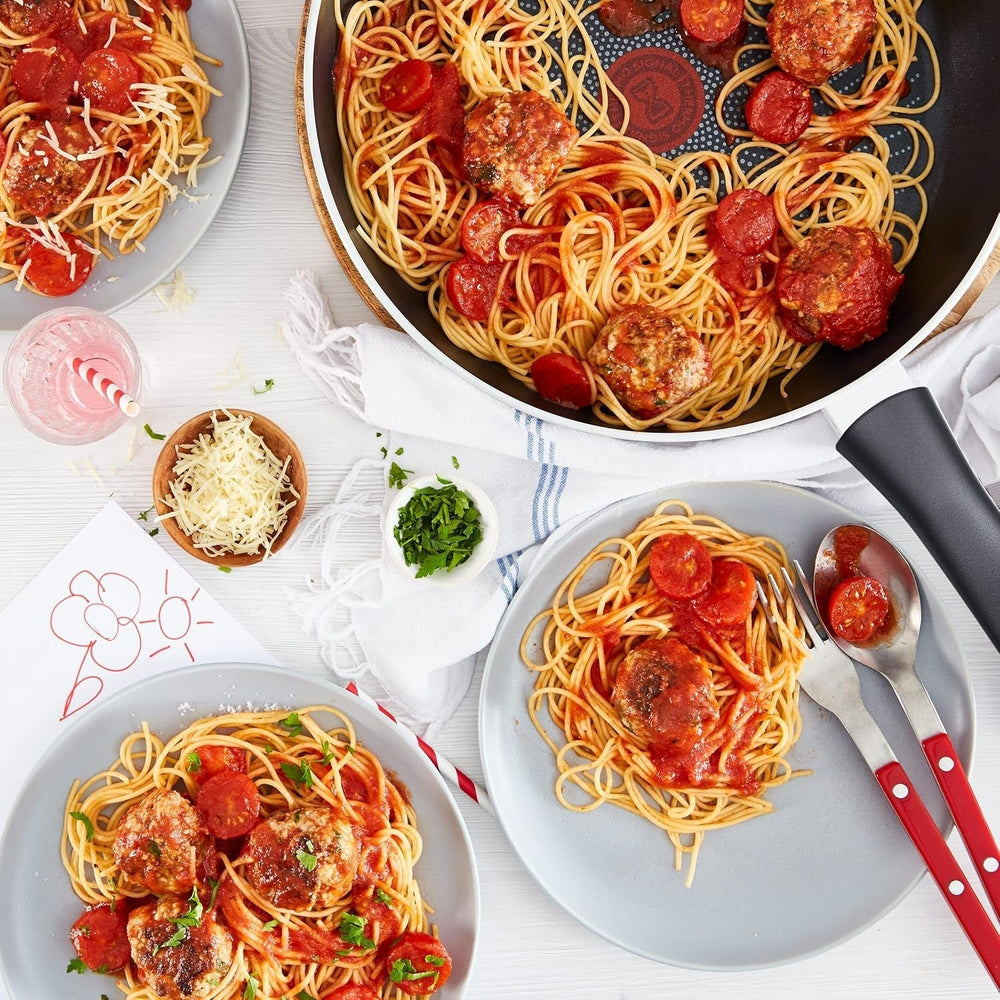 Tefal C27808 Poêle Generous 32 cm, revêtement antiadhésif, fond Thermo-Fusion, tous types de plaques à induction, casseroles et poêles Naty Shop