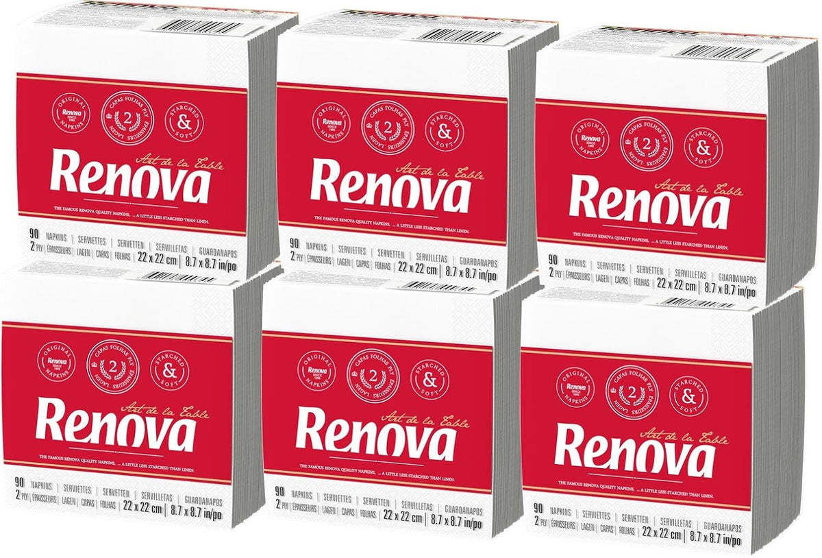 Lingettes Renova - 3 paquets de 540 pièces